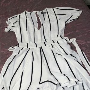 Blacl/white jumpsuit